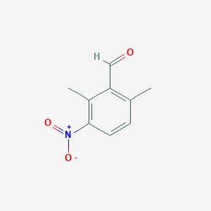 molecular formula C9H9NO3 B2496405 2,6-Dimethyl-3-nitrobenzaldehyde CAS No. 179554-17-7