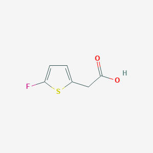 molecular formula C6H5FO2S B2496440 (5-Fluoro-2-thienyl)acetic acid CAS No. 1378843-23-2