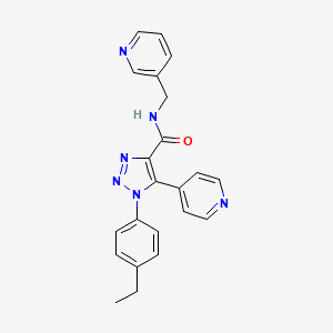 B2496507 N-(3-fluorobenzyl)-4-oxo-4-pyrrolo[1,2-a]quinoxalin-5(4H)-ylbutanamide CAS No. 1251623-07-0