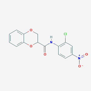 N-(2-chloro-4-nitrophenyl)-2,3-dihydro-1,4-benzodioxine-2-carboxamide