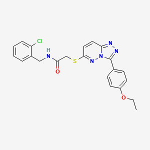 N-(2-chlorobenzyl)-2-((3-(4-ethoxyphenyl)-[1,2,4]triazolo[4,3-b]pyridazin-6-yl)thio)acetamide