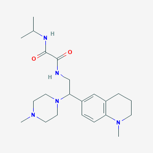 N1-isopropyl-N2-(2-(1-methyl-1,2,3,4-tetrahydroquinolin-6-yl)-2-(4-methylpiperazin-1-yl)ethyl)oxalamide