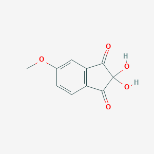 molecular formula C10H8O5 B024967 1H-Indene-1,3(2H)-dione, 2,2-dihydroxy-5-methoxy- CAS No. 106507-42-0