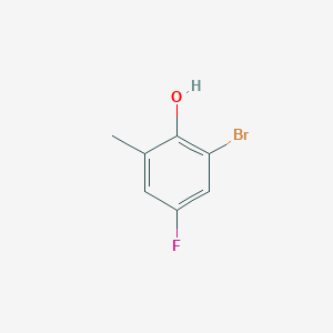 B2496722 2-Bromo-4-fluoro-6-methylphenol CAS No. 1572185-50-2
