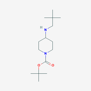 molecular formula C15H30N2O2 B2496796 tert-Butyl 4-(neopentylamino)piperidine-1-carboxylate CAS No. 710976-87-7