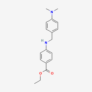 Ethyl 4-{[4-(dimethylamino)benzyl]amino}benzoate