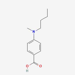 molecular formula C12H17NO2 B2496968 4-[Butyl(methyl)amino]benzoic acid CAS No. 75681-64-0