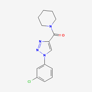 N-cycloheptyl-1-[(1-ethyl-2-methyl-1H-indol-3-yl)methyl]piperidine-4-carboxamide
