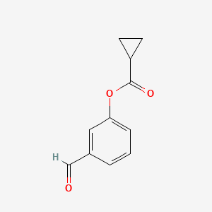 3-Formylphenyl cyclopropanecarboxylate