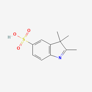 B2497111 2,3,3-trimethyl-3H-indole-5-sulfonic acid CAS No. 132557-72-3; 132557-73-4