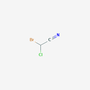 molecular formula C2HBrClN B024974 Bromochloroacetonitrile CAS No. 83463-62-1