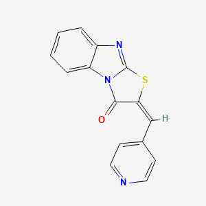 (2E)-2-(pyridin-4-ylmethylidene)-[1,3]thiazolo[3,2-a]benzimidazol-1-one
