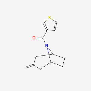 ((1R,5S)-3-methylene-8-azabicyclo[3.2.1]octan-8-yl)(thiophen-3-yl)methanone