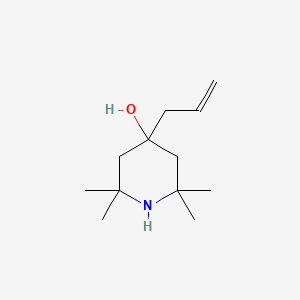 molecular formula C12H23NO B2497505 4-Allyl-2,2,6,6-tetramethylpiperidin-4-ol CAS No. 75661-01-7
