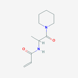 N-(1-oxo-1-piperidin-1-ylpropan-2-yl)prop-2-enamide