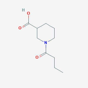 1-Butanoylpiperidine-3-carboxylic acid