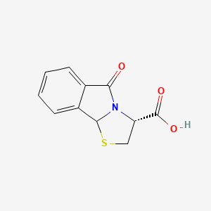 (3R)-5-oxo-3,9b-dihydro-2H-[1,3]thiazolo[2,3-a]isoindole-3-carboxylic acid