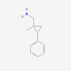 (1-Methyl-2-phenylcyclopropyl)methanamine