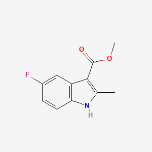 molecular formula C11H10FNO2 B2497603 methyl 5-fluoro-2-methyl-1H-indole-3-carboxylate CAS No. 762288-10-8