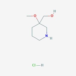 (3-Methoxypiperidin-3-yl)methanol hydrochloride