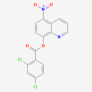 molecular formula C16H8Cl2N2O4 B2497803 JMJD7-IN-1 CAS No. 311316-96-8