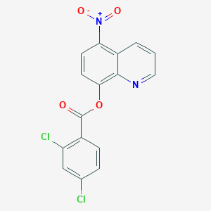 5-Nitro-8-quinolyl 2,4-dichlorobenzoate