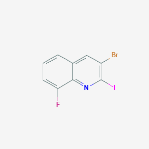 3-Bromo-8-fluoro-2-iodoquinoline