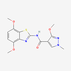 N-(4,7-dimethoxybenzo[d]thiazol-2-yl)-3-methoxy-1-methyl-1H-pyrazole-4-carboxamide