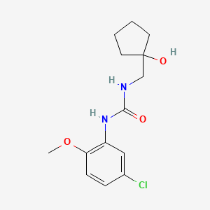 1-(5-Chloro-2-methoxyphenyl)-3-((1-hydroxycyclopentyl)methyl)urea