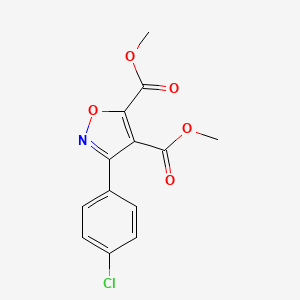 Dimethyl 3-(4-chlorophenyl)-4,5-isoxazoledicarboxylate