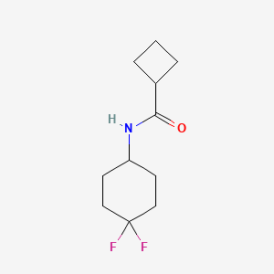 molecular formula C11H17F2NO B2497964 N-(4,4-difluorocyclohexyl)cyclobutanecarboxamide CAS No. 2034561-30-1