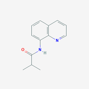 molecular formula C13H14N2O B249797 2-methyl-N-quinolin-8-ylpropanamide 