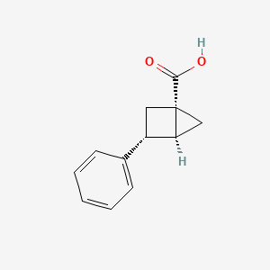 molecular formula C12H12O2 B2497986 (1S,3R,4S)-3-Phenylbicyclo[2.1.0]pentane-1-carboxylic acid CAS No. 2309431-43-2