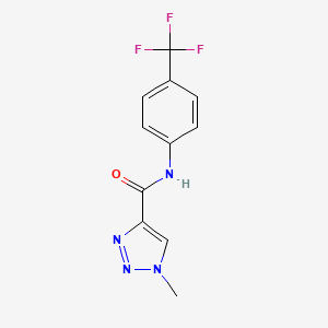 1-methyl-N-(4-(trifluoromethyl)phenyl)-1H-1,2,3-triazole-4-carboxamide