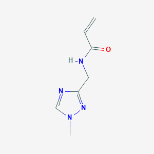 molecular formula C7H10N4O B2498057 N-[(1-methyl-1H-1,2,4-triazol-3-yl)methyl]prop-2-enamide CAS No. 1695861-15-4