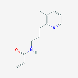 molecular formula C12H16N2O B2498101 N-[3-(3-Methylpyridin-2-yl)propyl]prop-2-enamide CAS No. 2012874-53-0