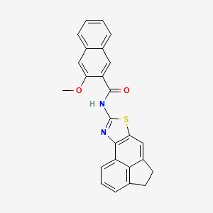 N-(4,5-dihydroacenaphtho[5,4-d]thiazol-8-yl)-3-methoxy-2-naphthamide