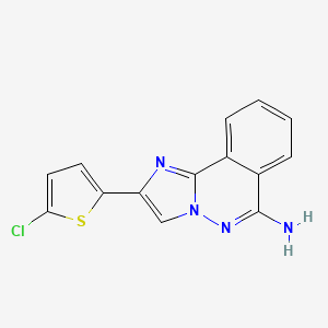 2-(5-Chlorothiophen-2-yl)imidazo[2,1-a]phthalazin-6-amine