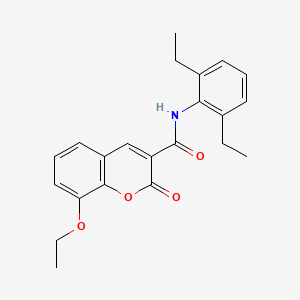 N-(2,6-diethylphenyl)-8-ethoxy-2-oxo-2H-chromene-3-carboxamide