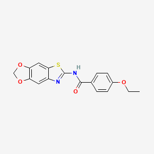 N-([1,3]dioxolo[4,5-f][1,3]benzothiazol-6-yl)-4-ethoxybenzamide