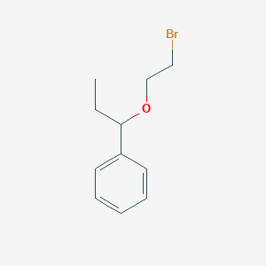 molecular formula C11H15BrO B2498246 [1-(2-Bromoethoxy)propyl]benzene CAS No. 1824054-90-1