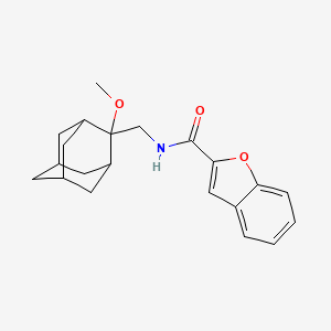 molecular formula C21H25NO3 B2498276 N-[(2-methoxyadamantan-2-yl)methyl]-1-benzofuran-2-carboxamide CAS No. 1798039-62-9