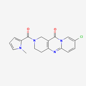 8-chloro-2-(1-methyl-1H-pyrrole-2-carbonyl)-3,4-dihydro-1H-dipyrido[1,2-a:4',3'-d]pyrimidin-11(2H)-one