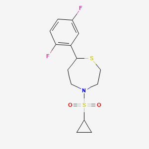 4-(Cyclopropylsulfonyl)-7-(2,5-difluorophenyl)-1,4-thiazepane