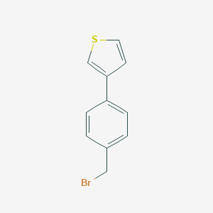 3-[4-(Bromomethyl)phenyl]thiophene