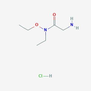 2-amino-N-ethoxy-N-ethylacetamide hydrochloride