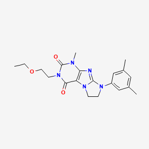 6-(3,5-Dimethylphenyl)-2-(2-ethoxyethyl)-4-methyl-7,8-dihydropurino[7,8-a]imidazole-1,3-dione