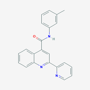 2-(pyridin-2-yl)-N-(m-tolyl)quinoline-4-carboxamide