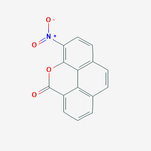 molecular formula C15H7NO4 B024985 3-Nitro-5H-phenanthro(4,5-bcd)pyran-5-one CAS No. 102791-34-4
