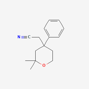 2-(2,2-Dimethyl-4-phenyltetrahydro-2H-pyran-4-YL)acetonitrile